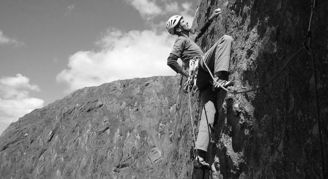 Climbing guidebook author Pete O'Donovan.